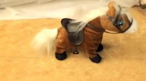 Мягкая музыкальная игрушка 'Лошадь скачущая'