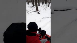На квадроцикле зимой в горку
