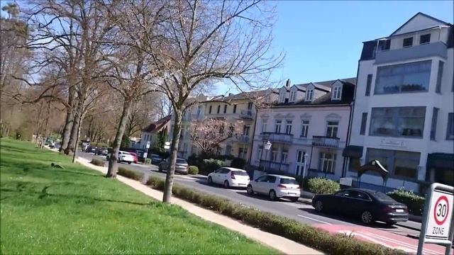 Знаменитая улица Бад-Хомбурга Кайзер-Фридрих-Променаде