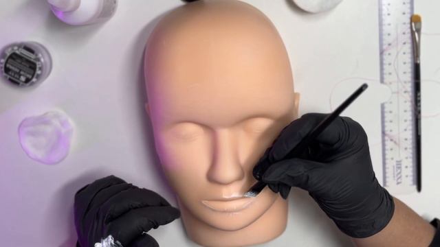 Построение эскиза губ смотреть онлайн