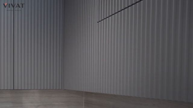 Матовая кухня с рифлеными фасадами Евро Лайн — тренд 2023 | Кухня Виват
