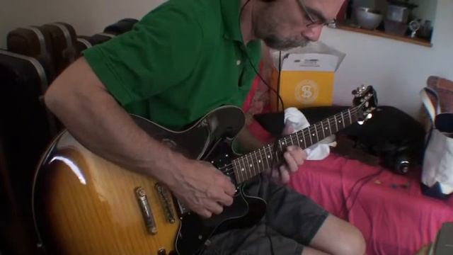 2009 Epiphone Dot ES-335 Austin Style Shuffle in A v2 070513 смотреть онлайн