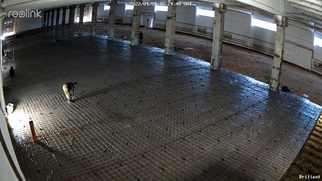 Устройство бетонного пола с топпингом за 1:40