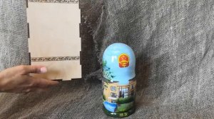 Портретная матрёшка и упаковка