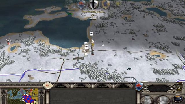 Прохождение Medieval II: Total War: Kingdoms за ВКЛ. №4 смотреть онлайн