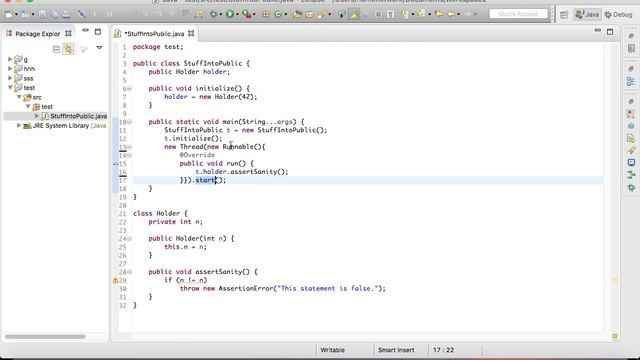 What could happen if you didn't safely publish an object смотреть онлайн