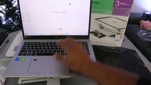 How to Scan In HP Deskjet 2820e Printer, Print, Save PDF and Share!!