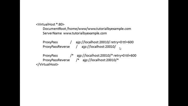 How to do Apache Virtual Host Web-server Configuration with AJP port смотреть онлайн