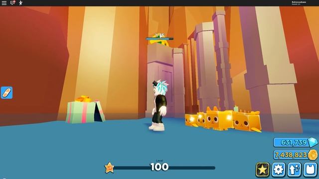 ОБНОВЛЕНИЕ В СИМУЛЯТОРЕ ПИТОМЦЕВ 2! НОВЫЙ ЗОЛОТОЙ МИР! ROBLOX PET SIMULATOR 2 смотреть онлайн