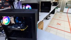 Сборка 1488 _38200руб_ AMD Ryzen 7 1700 / b450 / 16Gb / ssd240 / GTX1060 / 650W / Aerocool Bolt RGB