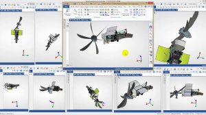 Многомониторность в T-FLEX CAD: тысячи компонентов ОДНОВРЕМЕННО вращающихся на 10ти "мониторах"