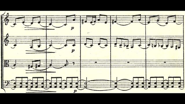 John Blackwood McEwen - String Quartet No. 6 "Biscay" (Score Video) смотреть онлайн