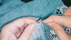 Фабричный способ закрытия резинки 2х2 по кругу.