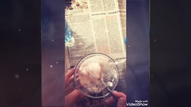 Слайм из клея ПВА ??????❤️? смотреть онлайн