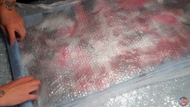 Пояс из собачьей шерсти (мокрое валяние) смотреть онлайн