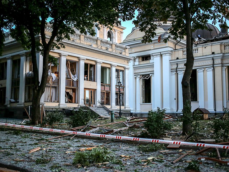 Минобороны возложило вину за повреждение собора в Одессе на Украину / События на ТВЦ