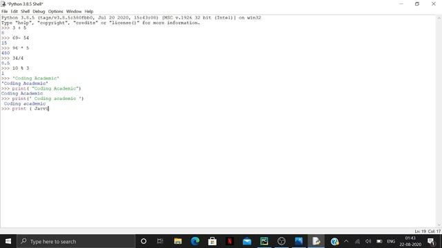 #3 Getting Started with Python | Python Tutorials For Absolute Beginners