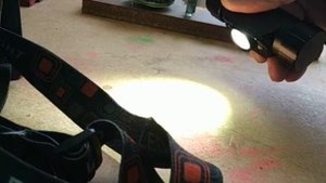 попытка ремонта китайского налобного фонарика