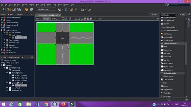 النوافذ المتعددة في الجافا multi windows in java swing смотреть онлайн