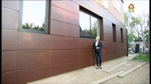 облицовка фасада рокпанелями на вентилируемой подсистеме Nord Fox