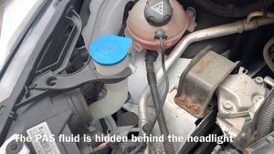 Peugeot 5008 Diesel 2016 Power Steering Fluid Reservoir Location