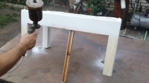 Журнальный столик из старых досок...часть 2