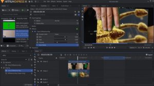 HitFilm Express. Эффект Green Screen (зеленый фон).