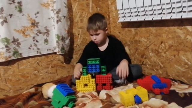Как сложить Робота  трансформера тритануса, из конструктора кроха, лего АВ