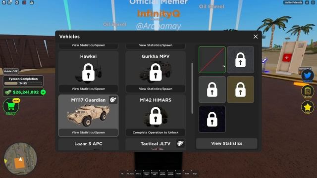 where to find all the M1117 parts in war tycoon смотреть онлайн