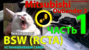 BSW (RCTA) Mitsubishi #1 Ставим сами, часть 1 - покупка, распаковка