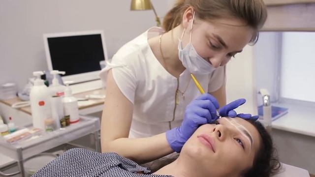 Перманентный макияж бровей. смотреть онлайн