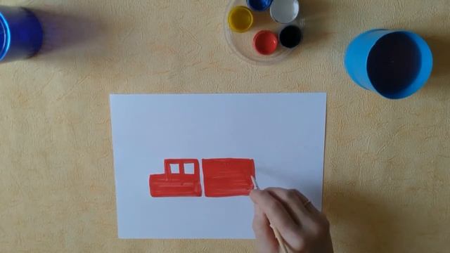 Малювання "Пожежна машина" смотреть онлайн