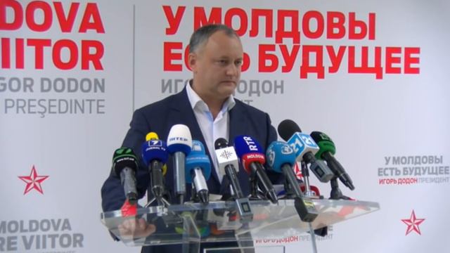 Пресс-конференция кандидата на пост Президента РМ И. Додона смотреть онлайн