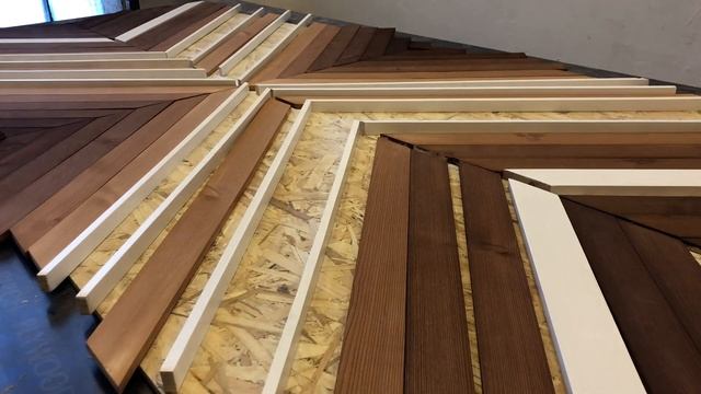 Большое панно из дерева со стабилизированным мхом DIY
