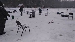 Клёв крупной форели в непогоду на запуске, не тот, что был вчера. Рыбалка на спорт зоне в Клёвом ме