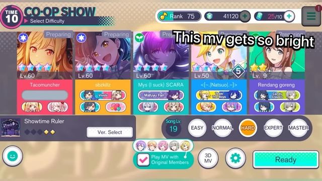 【ProSeka】 Project Sekai but the color I am is the difficulty I play 【プロセカ】