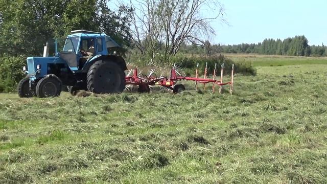 Заготовка сена из отавы.Полный процесс в одном видео.Сенокос 2020