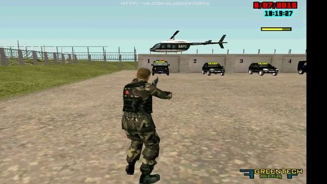 База СОБРА в ГТА Кр Россия на сервере green tech смотреть онлайн