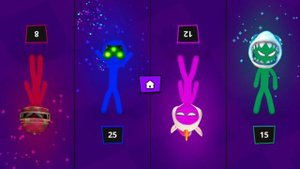1 2 3 4 Stickman Party - MINIGAMES Tournament 2021 - Gameplay ( android / ios )
