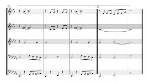 Темная ночь для брасс квинтета