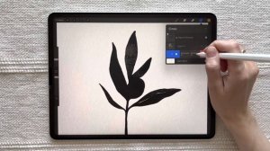 Сохраняем цифровую акварель в формате PNG с прозрачным фоном в Procreate