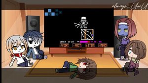 реакция Undertale} Bad time trio