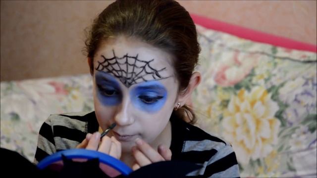 Happy Halloween / Паутина на лбу??? / Праздничное оформление/ Грим /Karina Dance смотреть онлайн