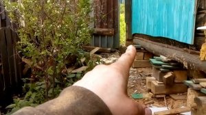 Подъем деревянного дома.