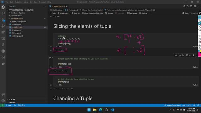 Slicing Elements in Tuple in Python in Kannada | Python Programming in Kannada 49 | Charan H U смотреть онлайн