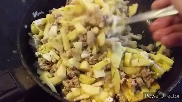Вкуснейший Простой Пирог с Мясом и Картошкой на Куфире//Рецепт Пирога на Кефире