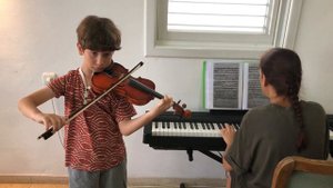 Г.Ф. Гендель, Соната №3, 2 часть-Аллегро, Йоав Кремер, 7 лет Handel, Sonata No 3, Allegro