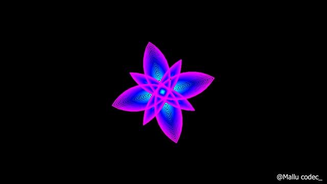 Flower design with python Turtle/python turtle