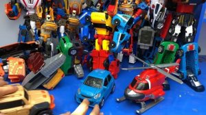 Full Tobot Adventure vs Athlon Robot Transformers Combiner Mainan #трансформеры Truck Car Toys