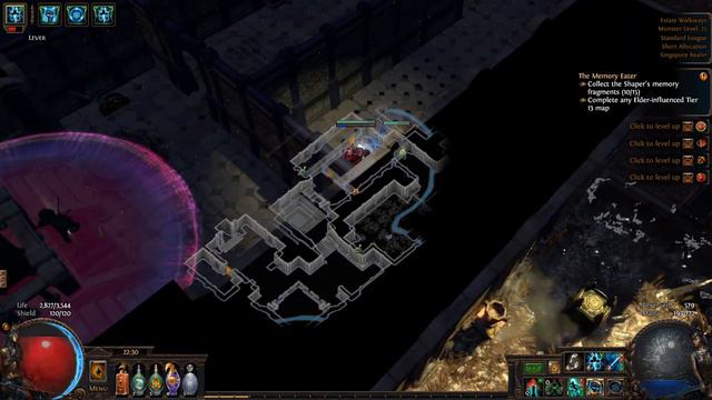 Path of Exile (POE) - My Frost Blade vs The  Eternal Labyrinth